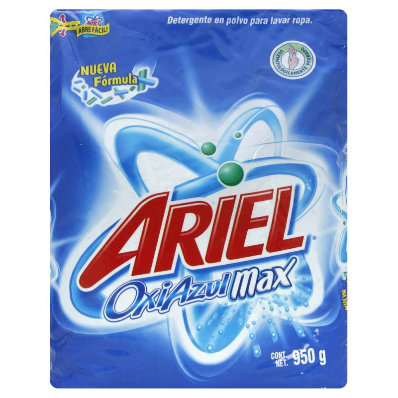Detergente Ariel Oxiazul Max 900g