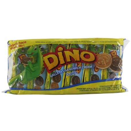 Galletas Dulces 576g Dino Duplex