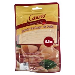 Jamon Pechuga De Pollo Caserio 0.5 Lb (Empacado)