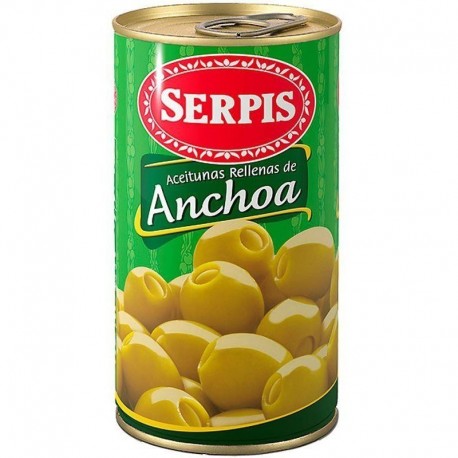 Aceitunas Serpis rellenas de anchoas 12oz