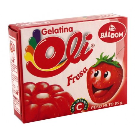 Gelatina Oli Fresa 3 Oz