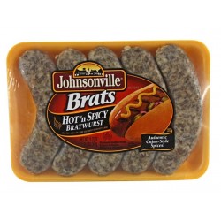 Salchichas Johnsonville Hot`N Sipcy Bratwurst 19 Oz