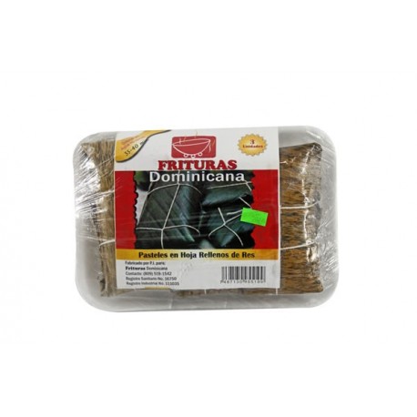 Pasteles En Hojas Frituras Dominicanas Relleno Res 3/1