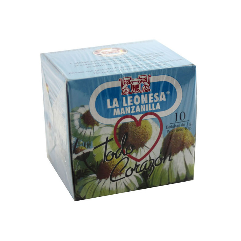 té La Leonesa Manzanilla 10 Uds 10g