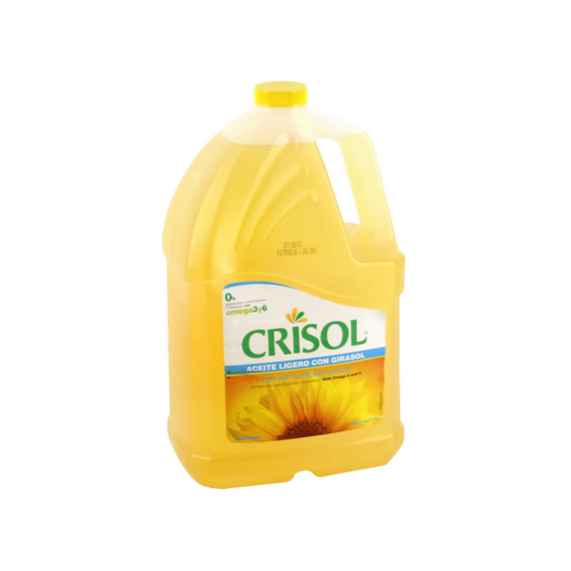 Aceite Crisol con Girosol y Omega 3 de 128 oz