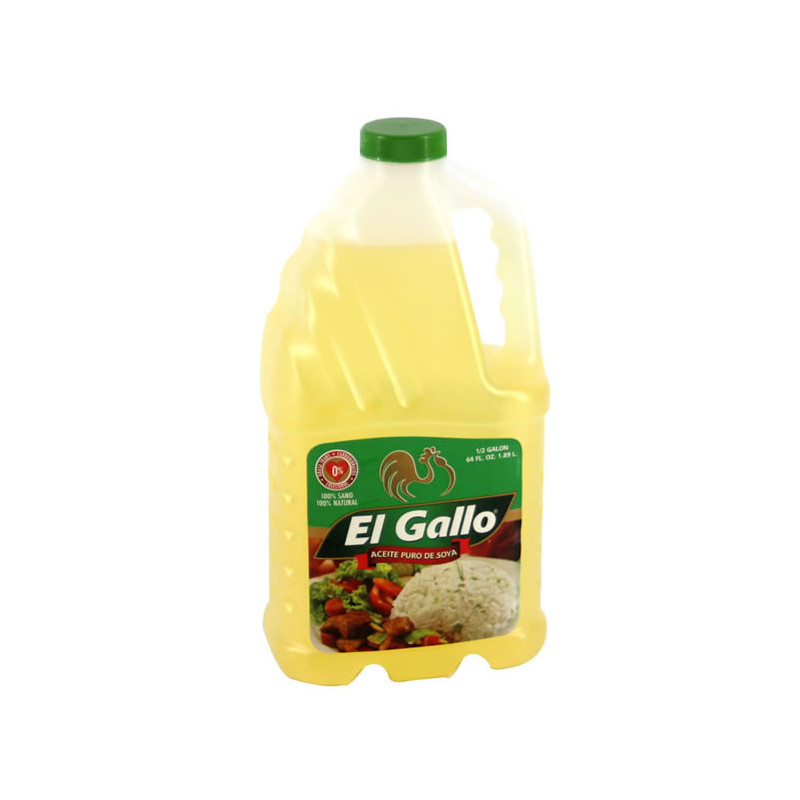 Aceite El Gallo de soya 1/2 Gl