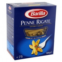 Pastas Barilla Penne Rigate 500g