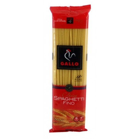 Pastas Gallo Espaguetti Fino 500g