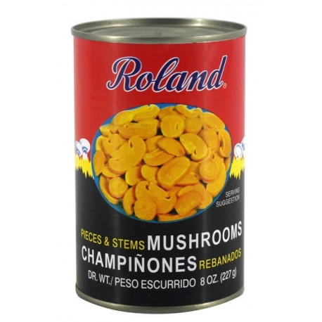 Champiñones Rebanados Roland 8 Oz