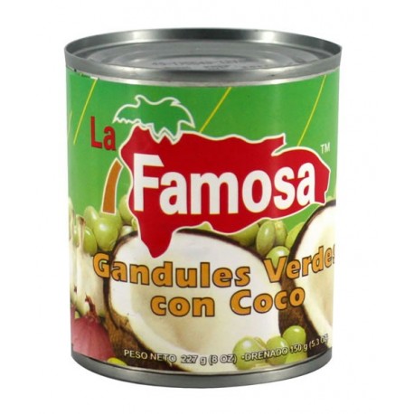 Guandules C/Coco La Famosa 15 oz