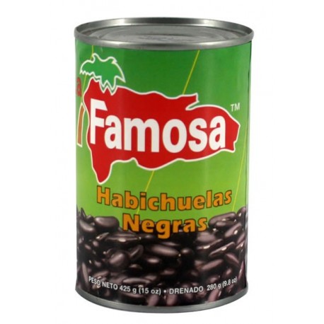 Habichuelas Negras La Famosa 15 Oz