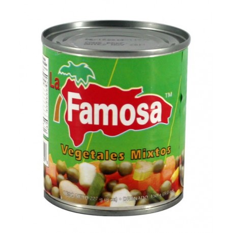 Vegetales Mixtos La Famosa 8 Oz