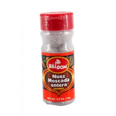 Nuez Moscada Baldom Entera 2.5 Oz