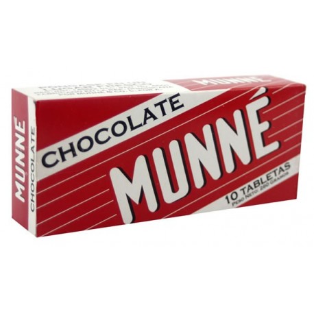 Chocolate Munne 10 Tabletas