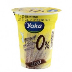 Yogurt Prebiotico 0% Yoka Fibra 6 Oz