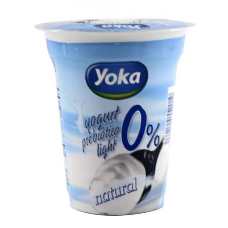 Yogurt Prebiotico 0% Yoka Natural 6 Oz