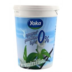 Yogurt Probiotico 0% Yoka Vainilla 32 Oz
