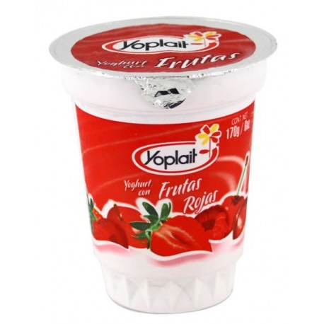 Yogurt Yoplait Frutas Rojas 6 Oz