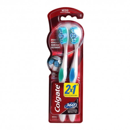 Cepillo dental colgate 360 2x1