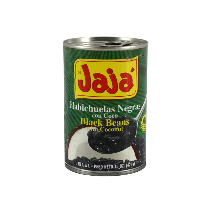 Habichuelas Negras c/coco Jaja 15 Oz