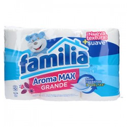12 rollos de papel de baño Familia Aroma max grande