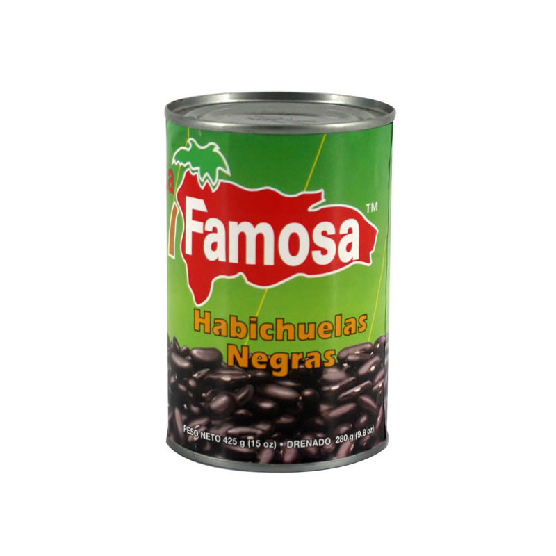 Habichuelas Negras La Famosa 15 Oz