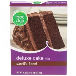 Deluce cake mix devils Food Club 16oz (1 Lb)