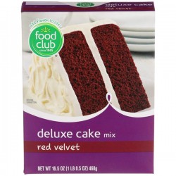 Deluce cake mix red velvet Food Club 16oz (1 Lb)