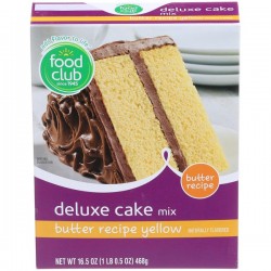 Deluce cake mix butter recipe yellow Food Club 16.5 Oz (1 Lb)