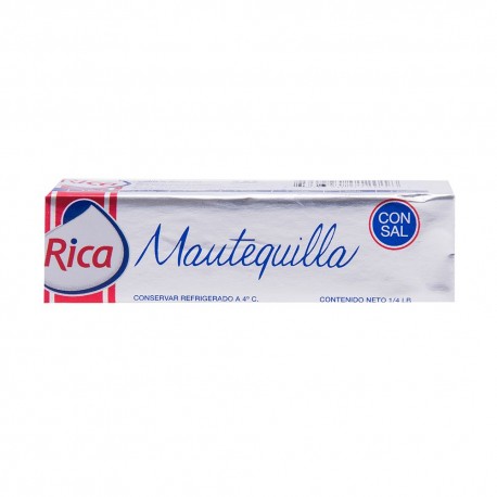 Mantequilla rica en barra con sal 100g