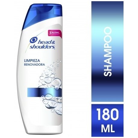 Shampoo head and shoulder limpieza renovadora 180ml