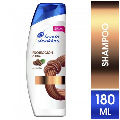 Shampoo head and shoulders protección caída 180ml