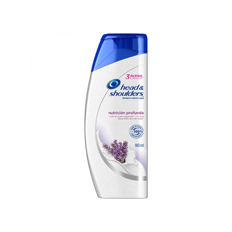 Shampoo head and shoulders nutrición profunda 180ml