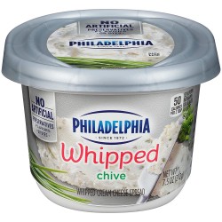 Cream cheese whipped chive Philadelphia 8oz