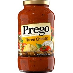 Salsa Prego tres quesos 14 oz