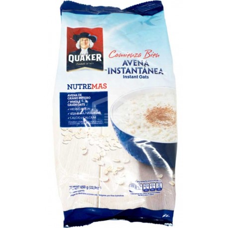 Avena Quaker Instantanea Nutremas 650g