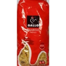 Pastas Gallo Pajaritas farfalle 500g