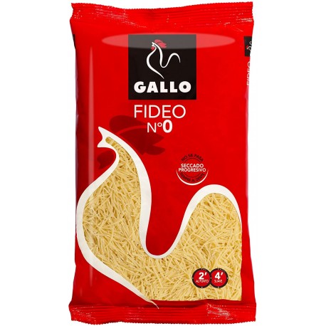 Pastas Gallo Fideos nº 0