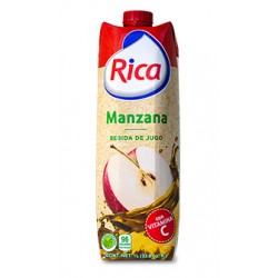 Jugo Rica Manzana 1 Lt