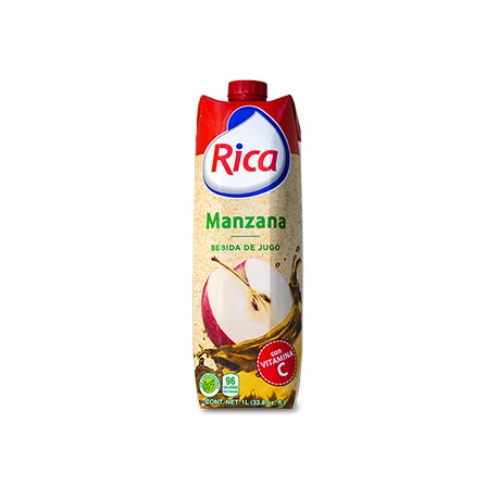 Jugo Rica Manzana 1 Lt