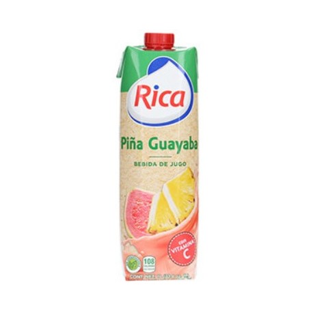 Jugo Rica Piña Guayaba 1 Lt