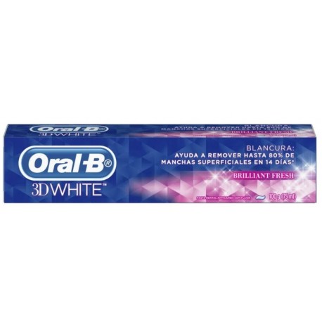 Pasta Dental Oral B 3D White 100g (75 ml)