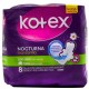 Toallas kotex nocturnas con alas manzanilla 8 unidad