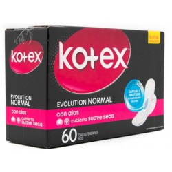 Toalla Kotex Evolution Normal 60 unidades