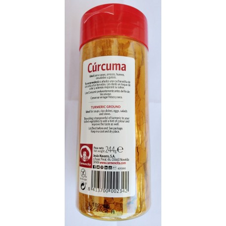 Curcuma o Palillo en polvo 244 gr