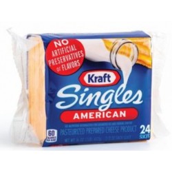 Queso Kraft Singles 24 Slices
