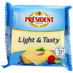 Queso President Light & Tasty 10 Slices
