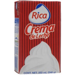 Crema de Leche Rica 250 ml