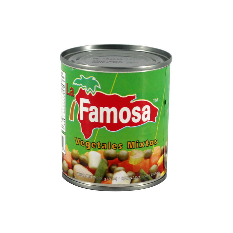 Vegetales Mixtos La Famosa 8 Oz