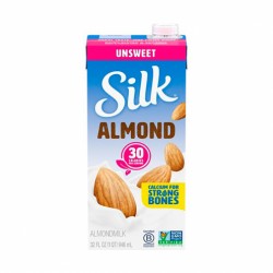 Leche almendras sin azucar Silk almond milk